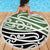 Green Fern New Zealand Kowhai Ngutukak Beach Blanket - Polynesian Pride