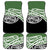 Green Fern New Zealand Kowhai Ngutukak Car Mats - Polynesian Pride