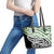 Green Fern New Zealand Kowhai Ngutukak Leather Tote Bag - Polynesian Pride