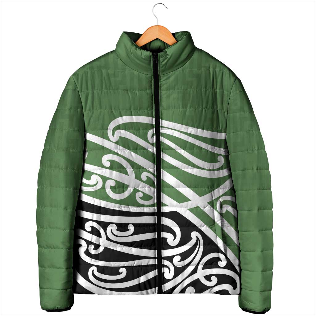 Green Fern New Zealand Kowhai Ngutukak Padded Jacket - Polynesian Pride