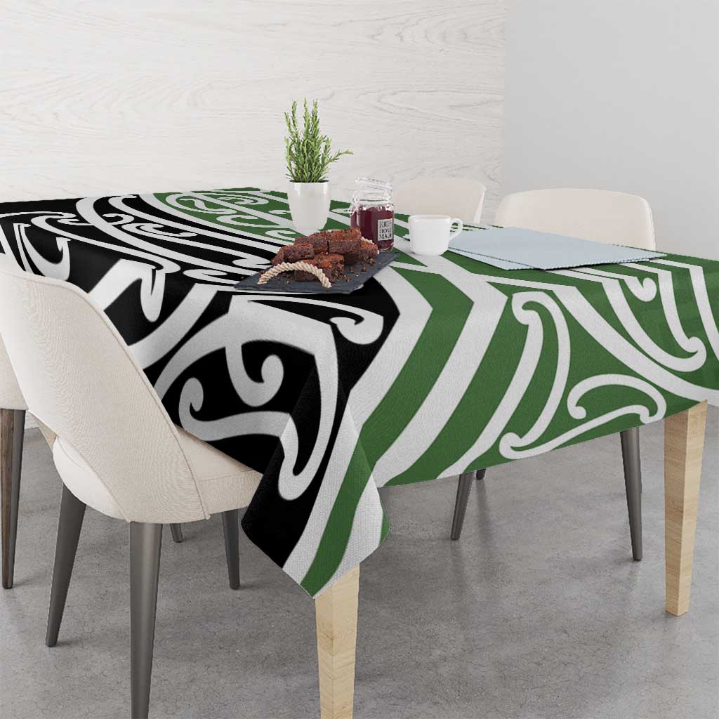 Green Fern New Zealand Kowhai Ngutukak Tablecloth - Polynesian Pride