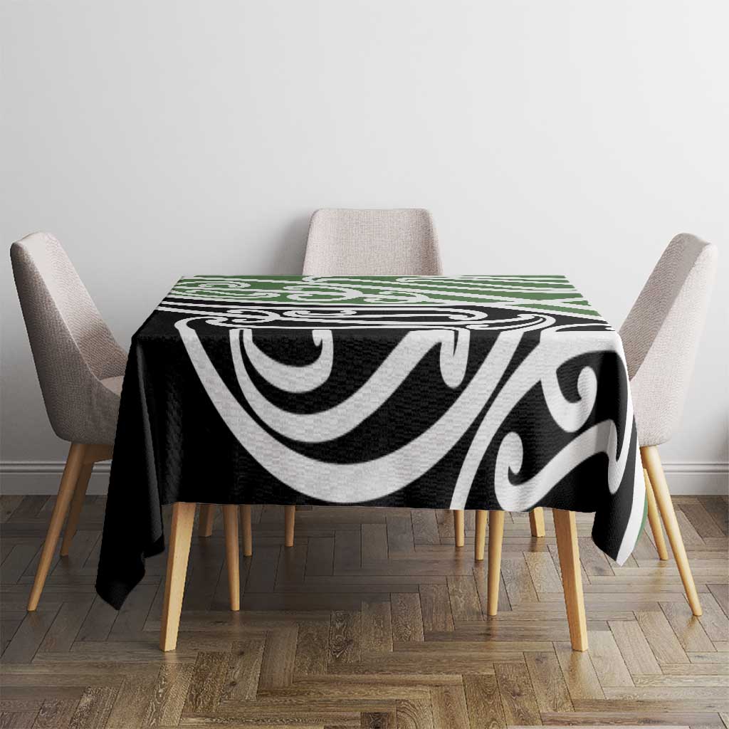 Green Fern New Zealand Kowhai Ngutukak Tablecloth - Polynesian Pride