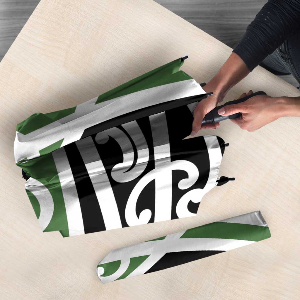 Green Fern New Zealand Kowhai Ngutukak Umbrella - Polynesian Pride