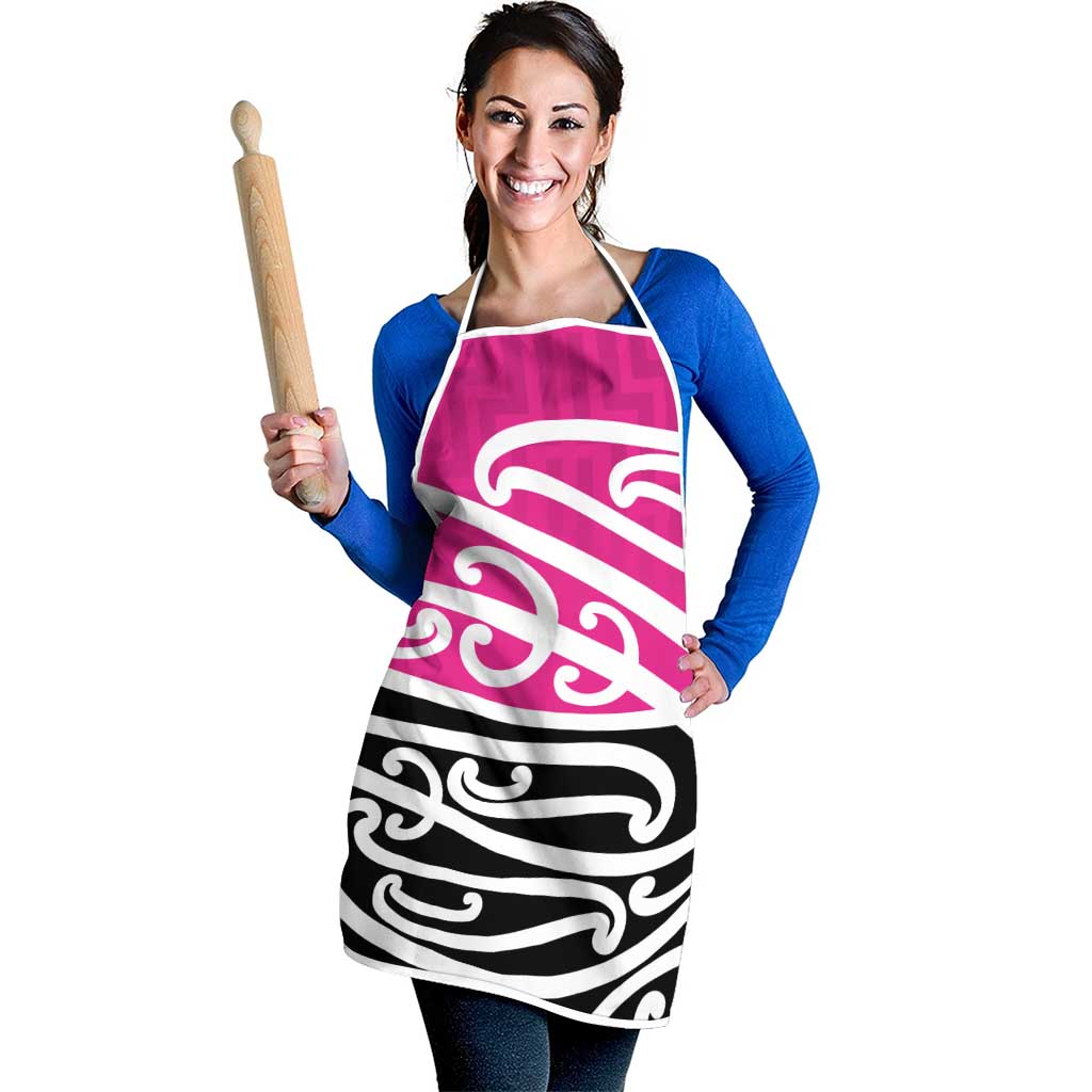 All Pink New Zealand Kowhai Ngutukak Apron - Polynesian Pride