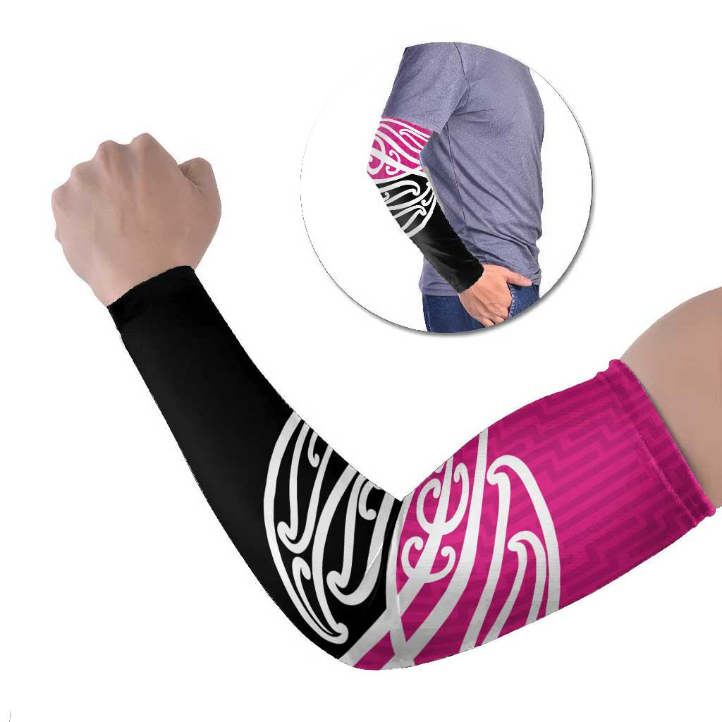 All Pink New Zealand Kowhai Ngutukak Arm Sleeves - Polynesian Pride