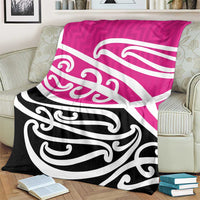 All Pink New Zealand Kowhai Ngutukak Blanket - Polynesian Pride