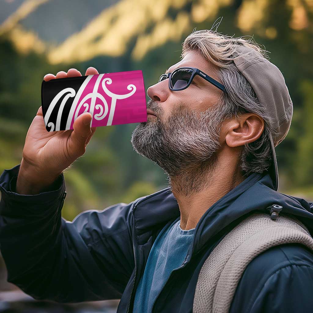 All Pink New Zealand Kowhai Ngutukak 4 in 1 Can Cooler Tumbler - Polynesian Pride