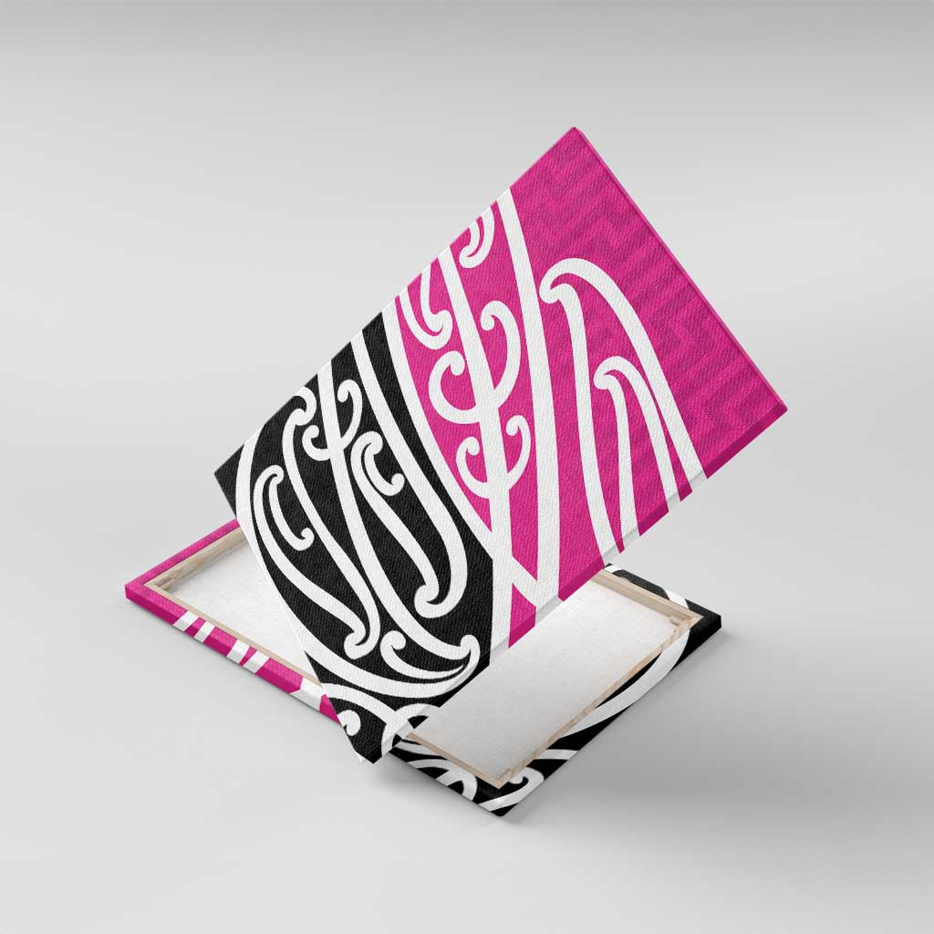 All Pink New Zealand Kowhai Ngutukak Canvas Wall Art - Polynesian Pride