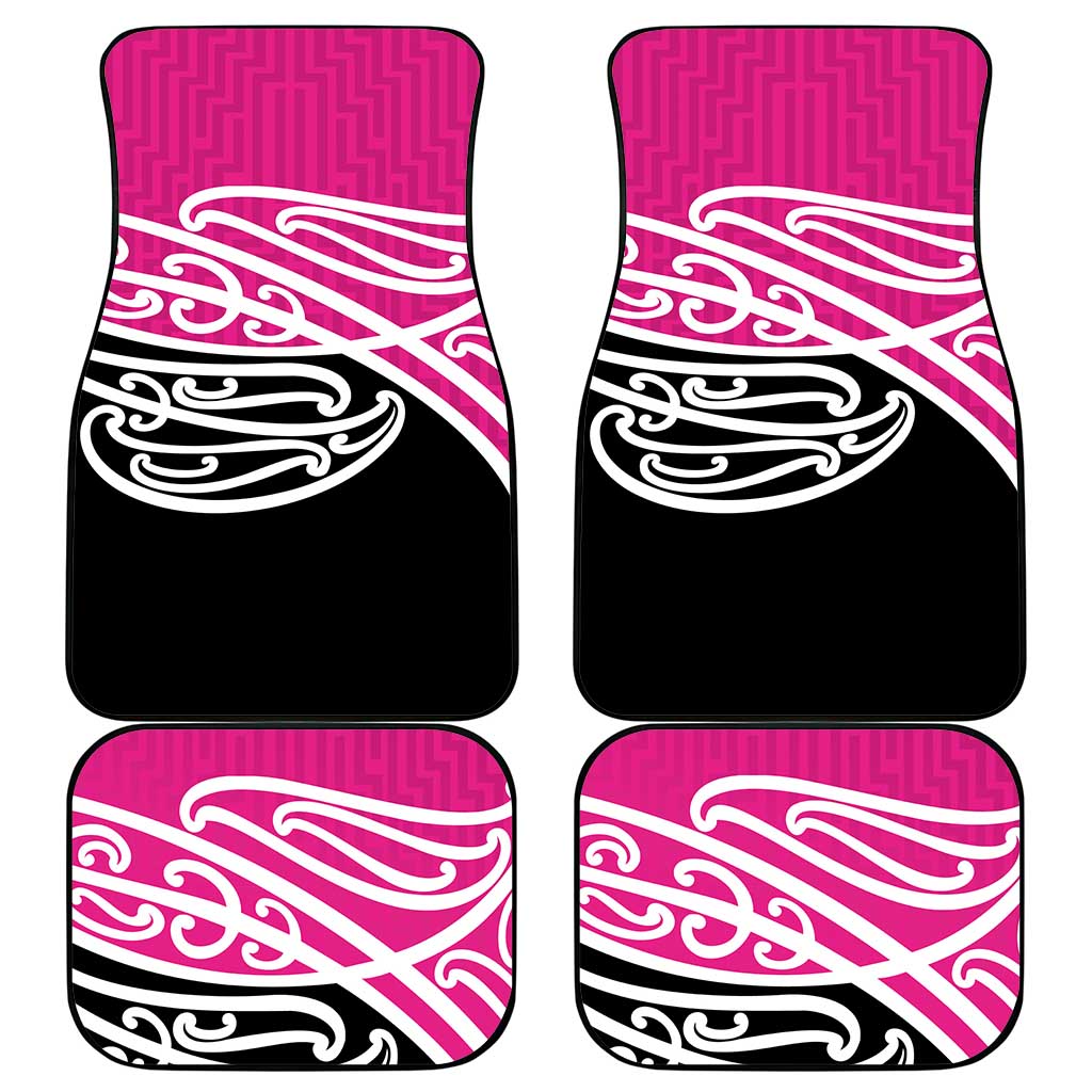 All Pink New Zealand Kowhai Ngutukak Car Mats - Polynesian Pride