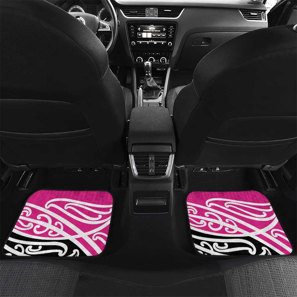 All Pink New Zealand Kowhai Ngutukak Car Mats - Polynesian Pride