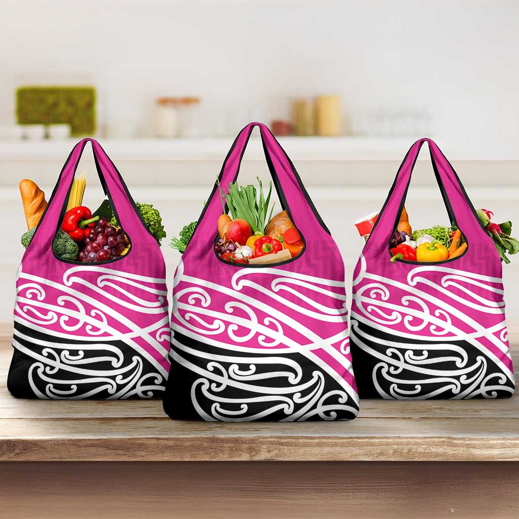 All Pink New Zealand Kowhai Ngutukak Grocery Bag - Polynesian Pride