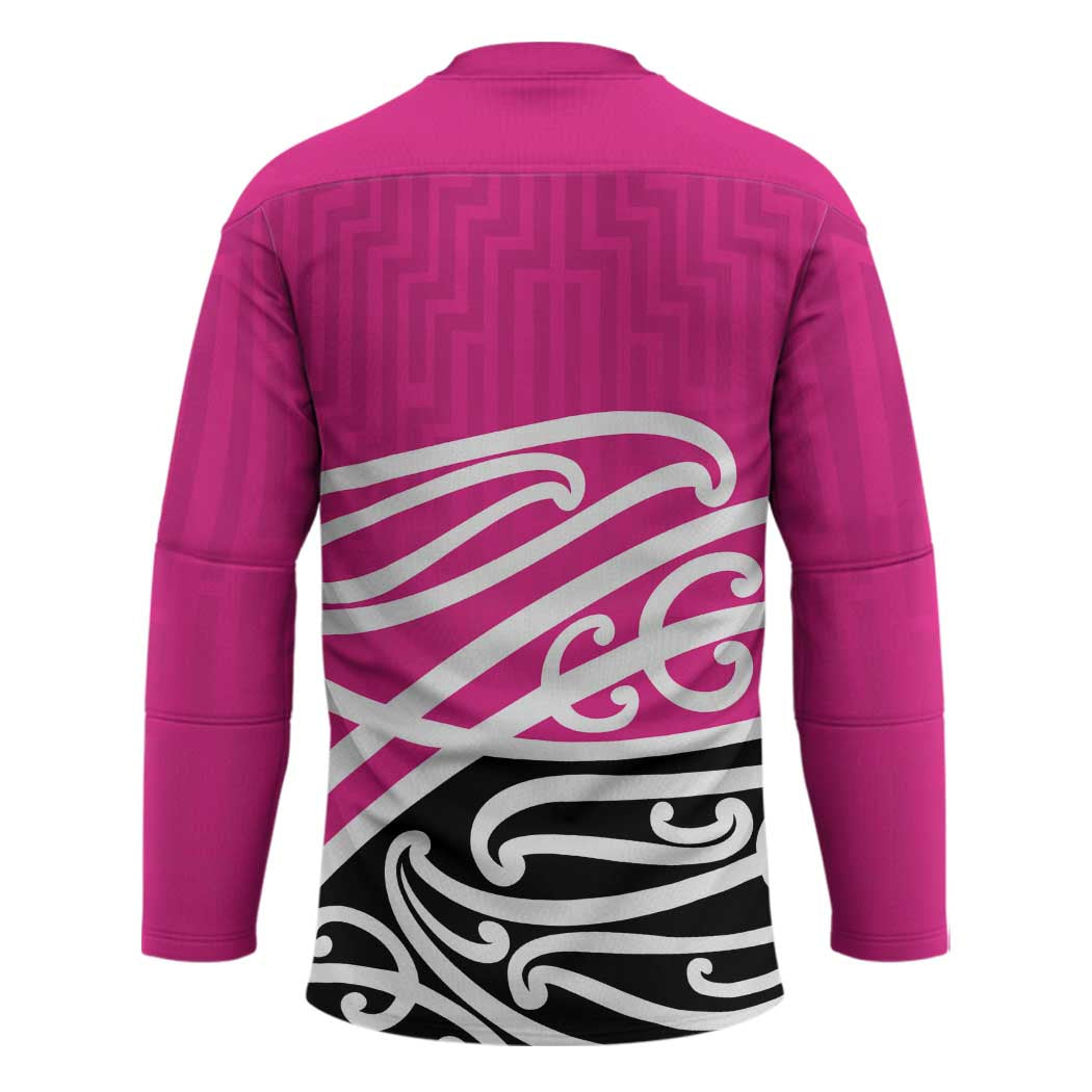 All Pink New Zealand Kowhai Ngutukak Hockey Jersey - Polynesian Pride