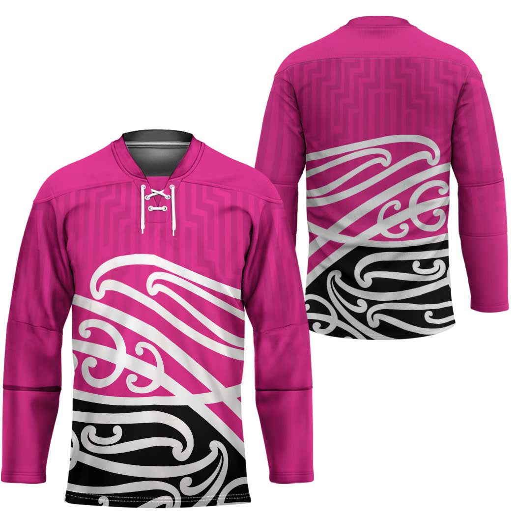 All Pink New Zealand Kowhai Ngutukak Hockey Jersey - Polynesian Pride