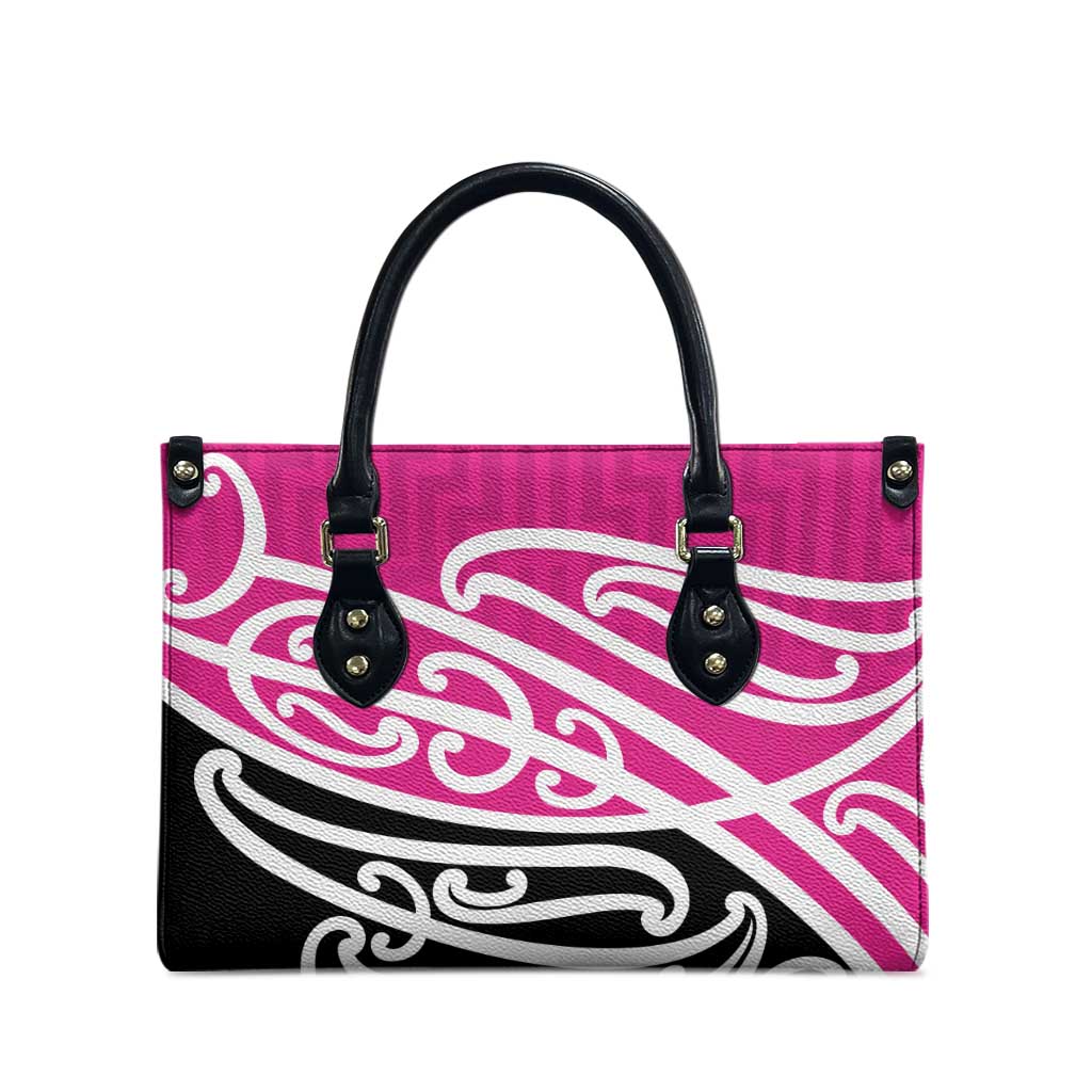 All Pink New Zealand Kowhai Ngutukak Leather Bag - Polynesian Pride