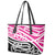 All Pink New Zealand Kowhai Ngutukak Leather Tote Bag - Polynesian Pride