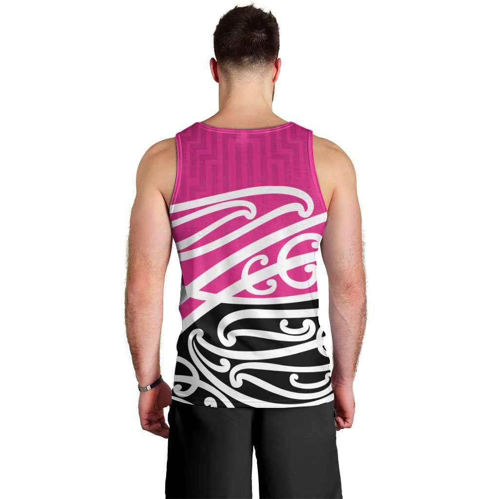 All Pink New Zealand Kowhai Ngutukak Men Tank Top - Polynesian Pride