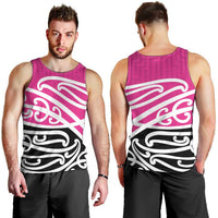 All Pink New Zealand Kowhai Ngutukak Men Tank Top - Polynesian Pride