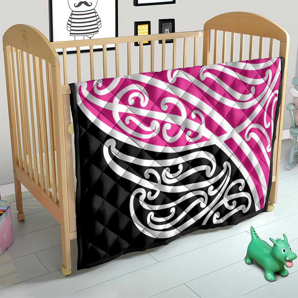 All Pink New Zealand Kowhai Ngutukak Quilt - Polynesian Pride