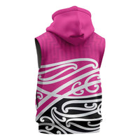 All Pink New Zealand Kowhai Ngutukak Sleeveless Zip Hoodie LT9