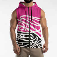 All Pink New Zealand Kowhai Ngutukak Sleeveless Zip Hoodie LT9
