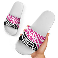 All Pink New Zealand Kowhai Ngutukak Slide Sandals - Polynesian Pride