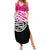 All Pink New Zealand Kowhai Ngutukak Summer Maxi Dress - Polynesian Pride