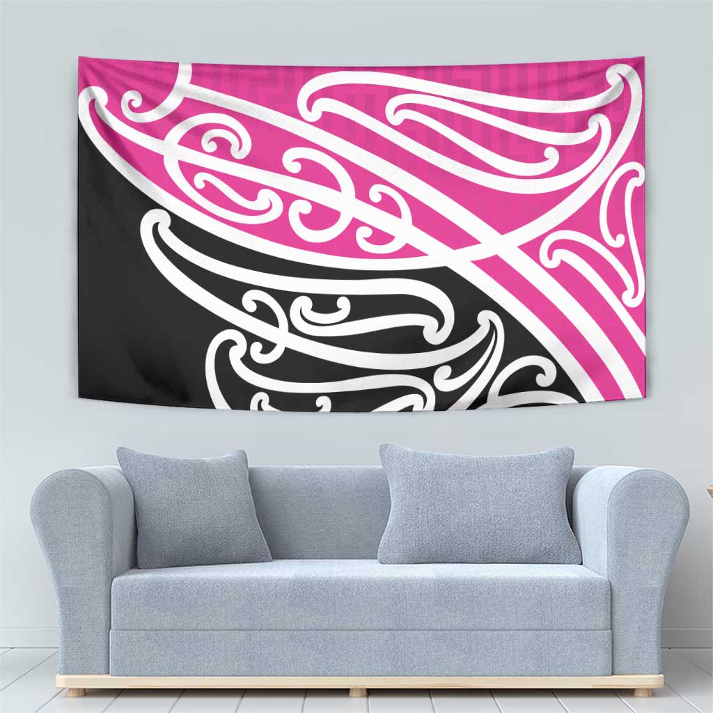 All Pink New Zealand Kowhai Ngutukak Tapestry - Polynesian Pride