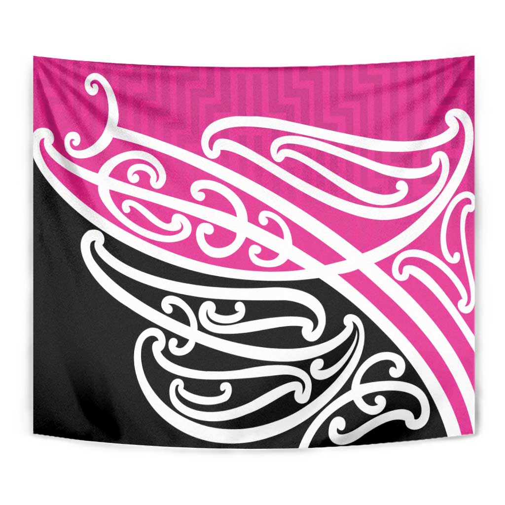 All Pink New Zealand Kowhai Ngutukak Tapestry - Polynesian Pride