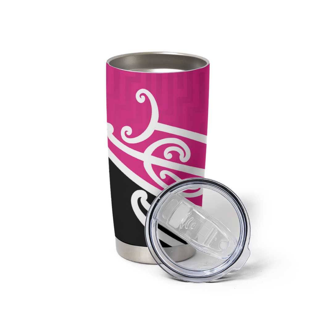 All Pink New Zealand Kowhai Ngutukak Tumbler Cup - Polynesian Pride