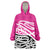 All Pink New Zealand Kowhai Ngutukak Wearable Blanket Hoodie - Polynesian Pride