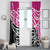 All Pink New Zealand Kowhai Ngutukak Window Curtain - Polynesian Pride