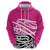 All Pink New Zealand Kowhai Ngutukak Zip Hoodie - Polynesian Pride