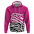 All Pink New Zealand Kowhai Ngutukak Zip Hoodie - Polynesian Pride
