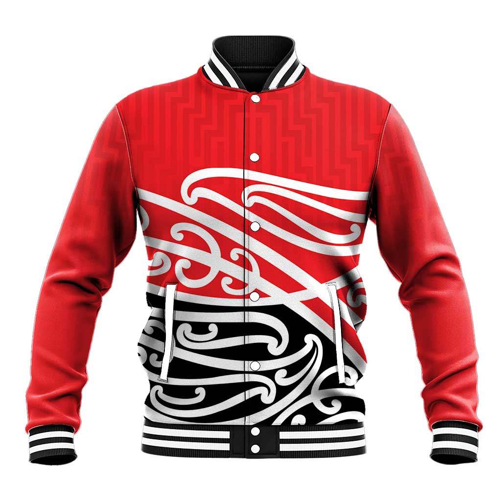 All Red New Zealand Kowhai Ngutukak Baseball Jacket - Polynesian Pride