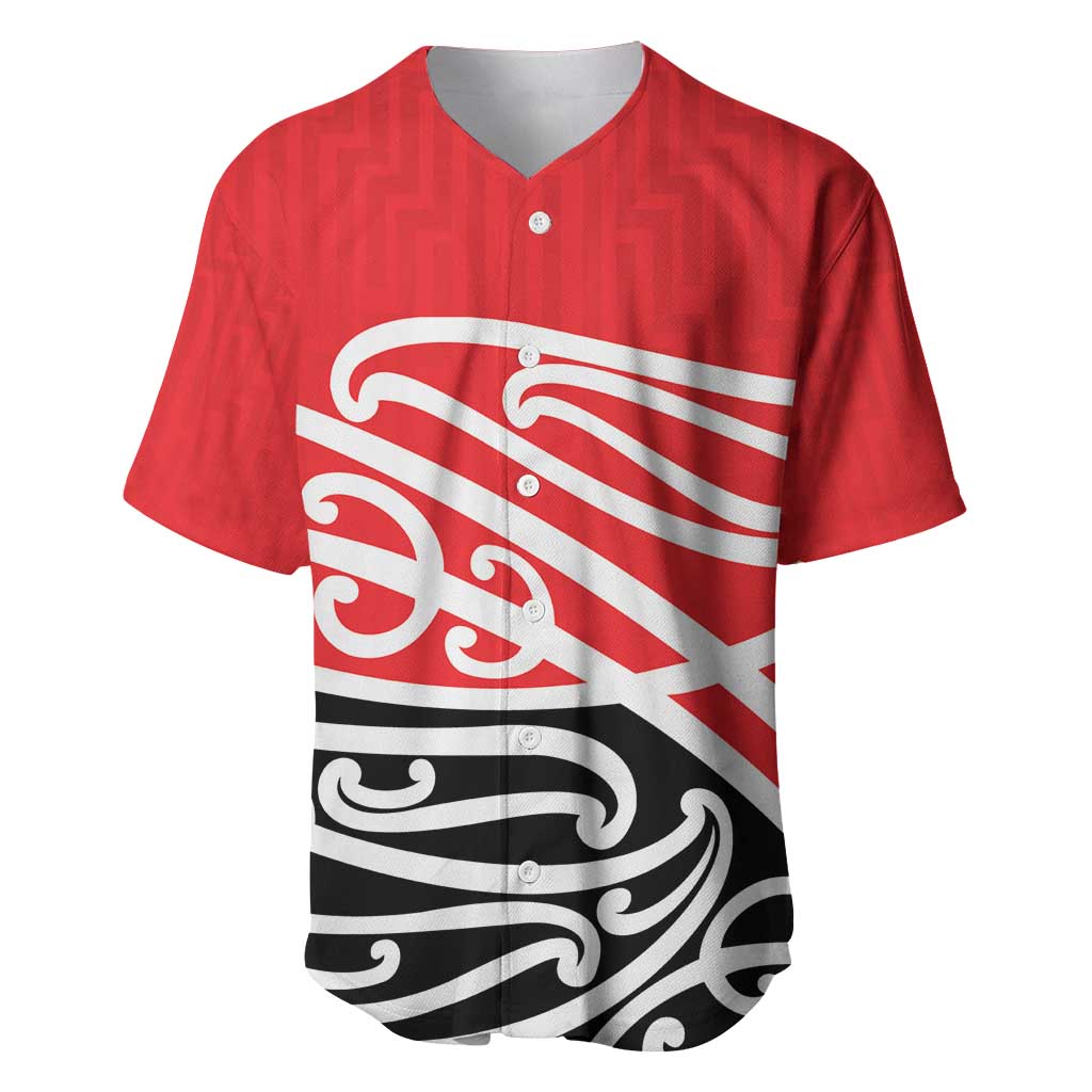 All Red New Zealand Kowhai Ngutukak Baseball Jersey - Polynesian Pride