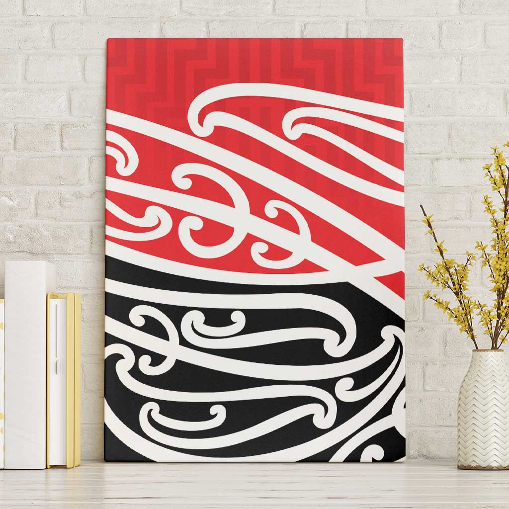 All Red New Zealand Kowhai Ngutukak Canvas Wall Art - Polynesian Pride