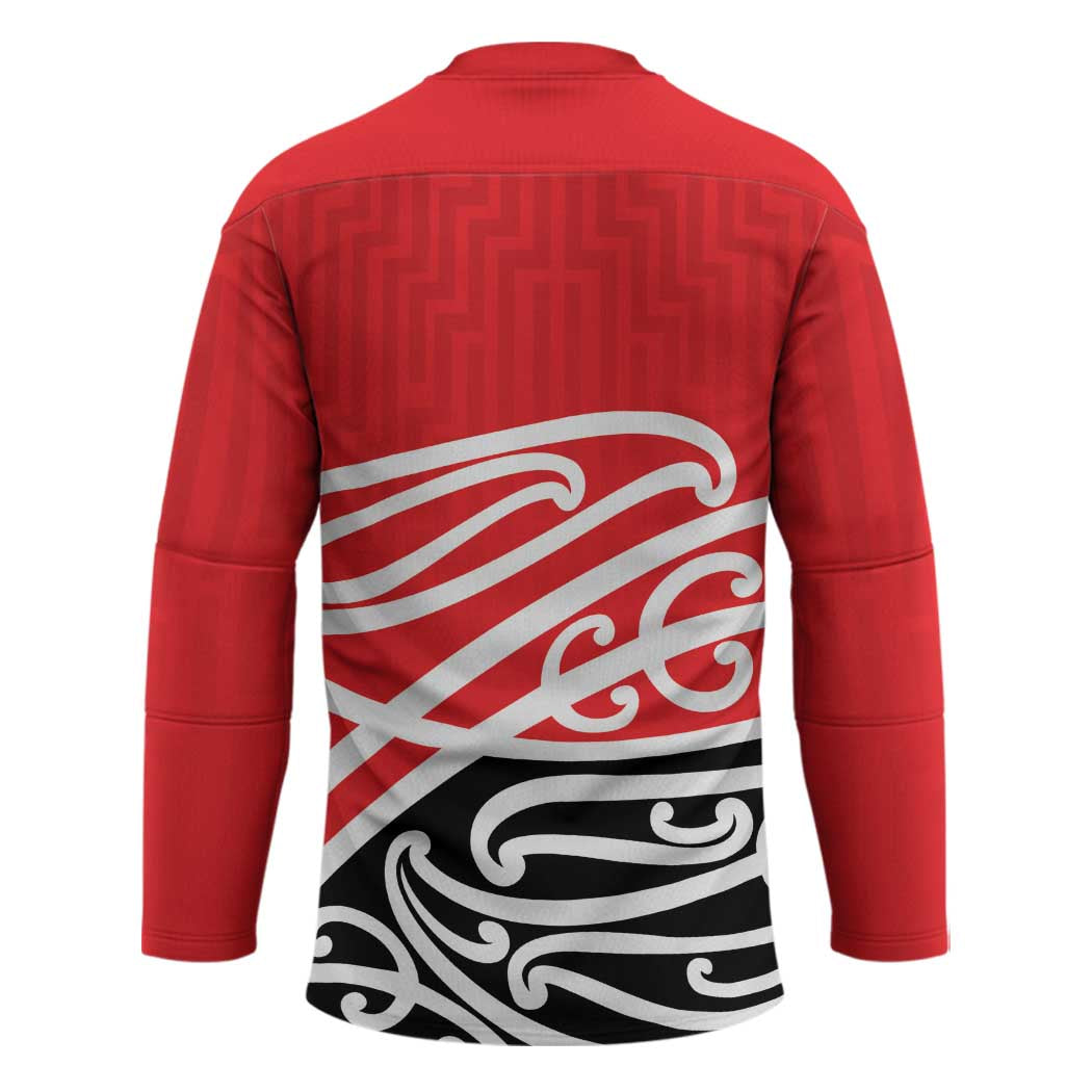 All Red New Zealand Kowhai Ngutukak Hockey Jersey - Polynesian Pride