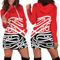 All Red New Zealand Kowhai Ngutukak Hoodie Dress LT9 - Polynesian Pride