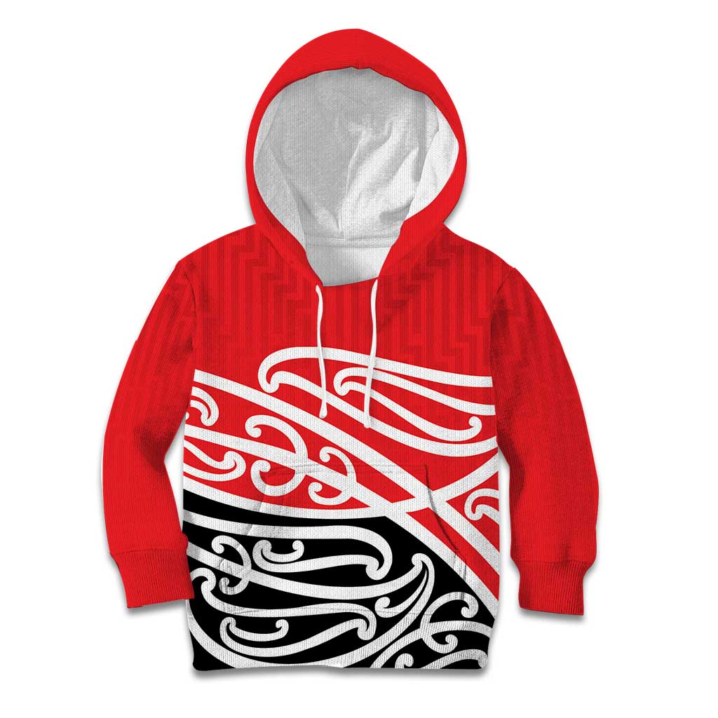 All Red New Zealand Kowhai Ngutukak Kid Hoodie - Polynesian Pride