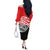 All Red New Zealand Kowhai Ngutukak Off The Shoulder Long Sleeve Dress - Polynesian Pride
