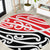 All Red New Zealand Kowhai Ngutukak Round Carpet - Polynesian Pride