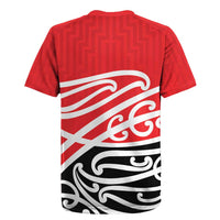 All Red New Zealand Kowhai Ngutukak Rugby Jersey - Polynesian Pride