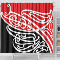 All Red New Zealand Kowhai Ngutukak Shower Curtain - Polynesian Pride