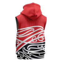 All Red New Zealand Kowhai Ngutukak Sleeveless Hoodie - Polynesian Pride