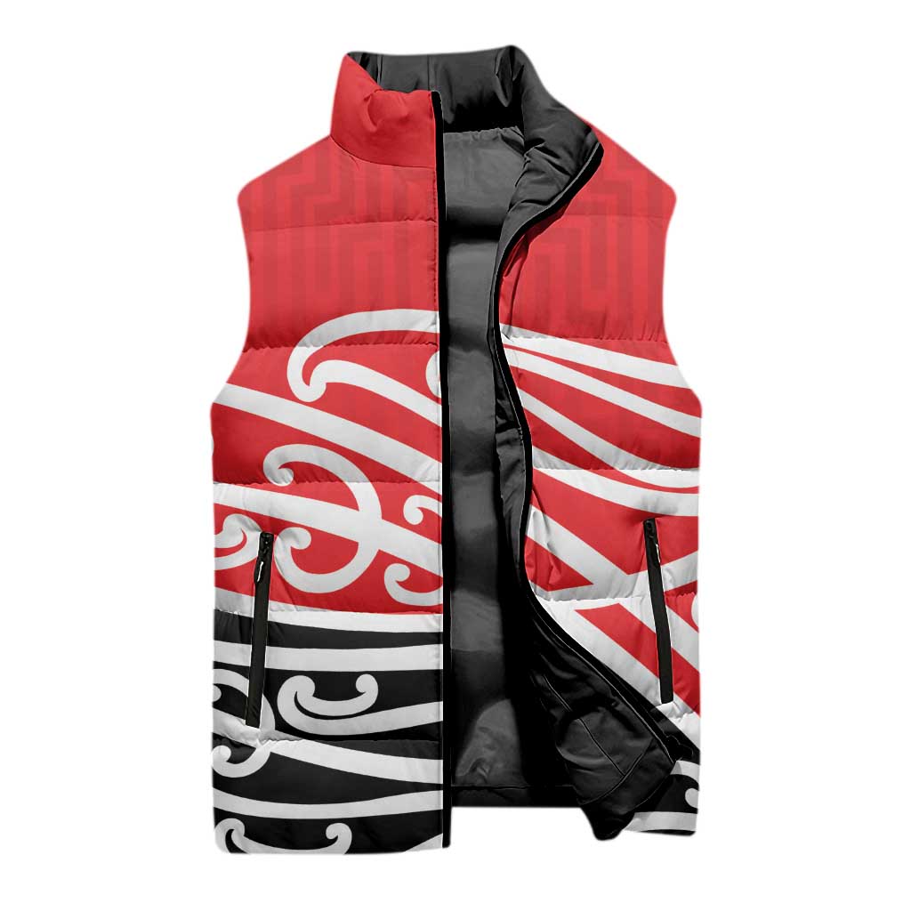 All Red New Zealand Kowhai Ngutukak Sleeveless Puffer Jacket - Polynesian Pride