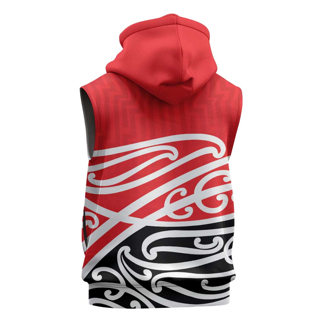 All Red New Zealand Kowhai Ngutukak Sleeveless Zip Hoodie LT9