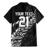 New Zealand Lawn Bowls Custom Family Matching Mermaid Dress and Hawaiian Shirt Black Maori Warrior Tribal Silver Fern - Polynesian Pride