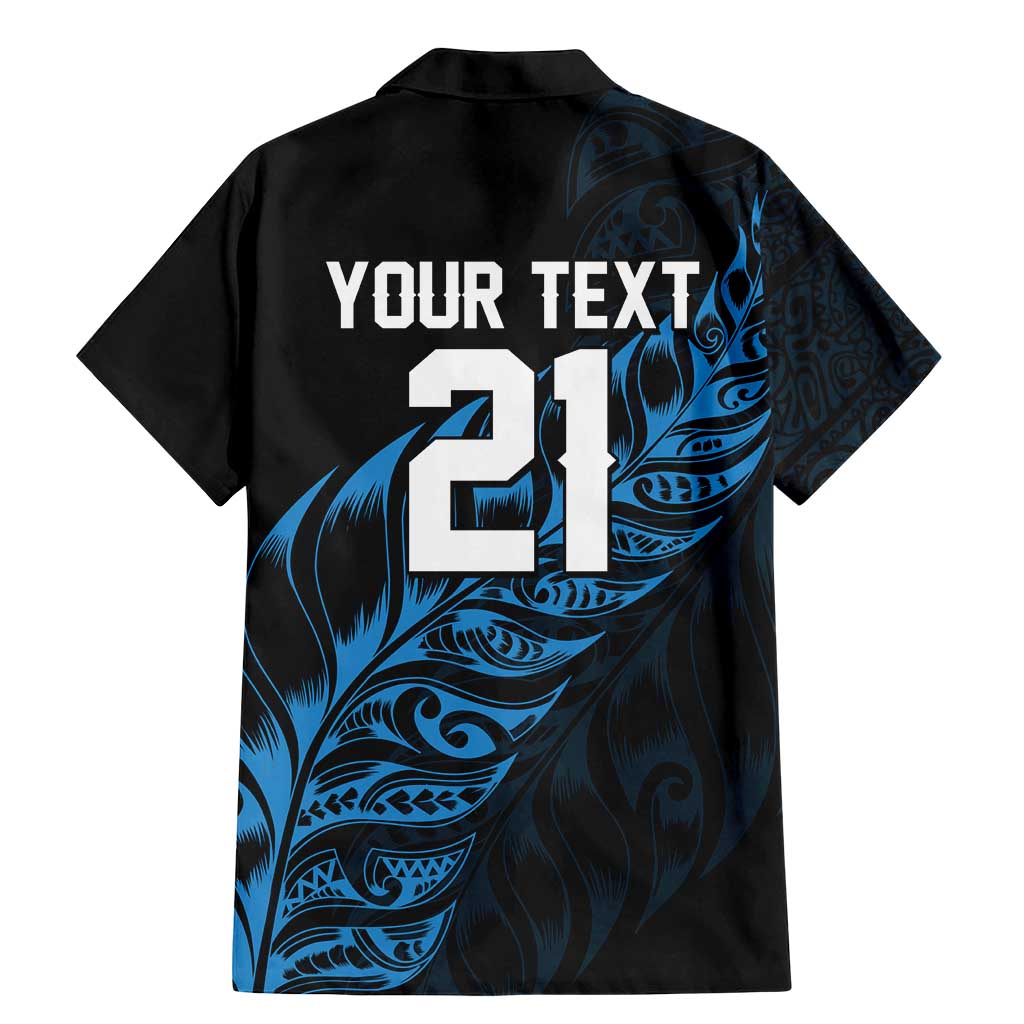 New Zealand Lawn Bowls Custom Family Matching Mermaid Dress and Hawaiian Shirt Blue Maori Warrior Tribal Silver Fern - Polynesian Pride