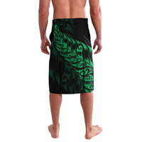 New Zealand Lawn Bowls Custom Lavalava Green Maori Warrior Tribal Silver Fern - Polynesian Pride