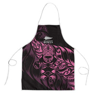 New Zealand Lawn Bowls Apron Pink Maori Warrior Tribal Silver Fern - Polynesian Pride